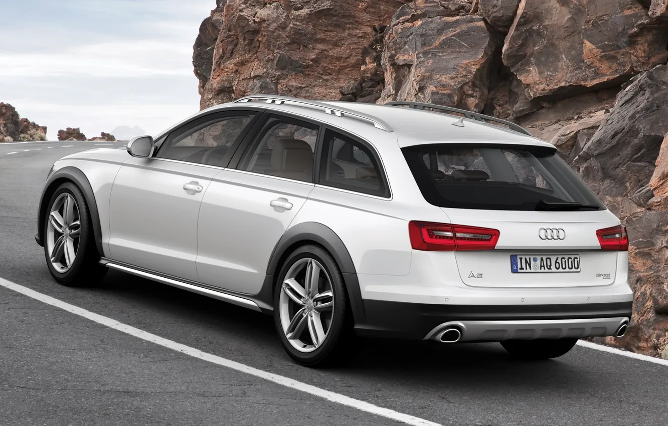 Photo wallpaper the sky, stones, Audi, Audi, TDI, Allroad, drives, quattro