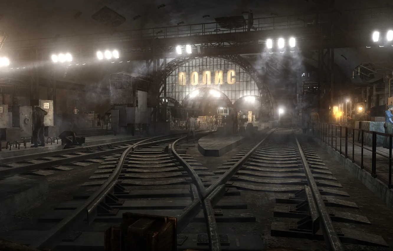 Photo wallpaper 2033, Metro, polis