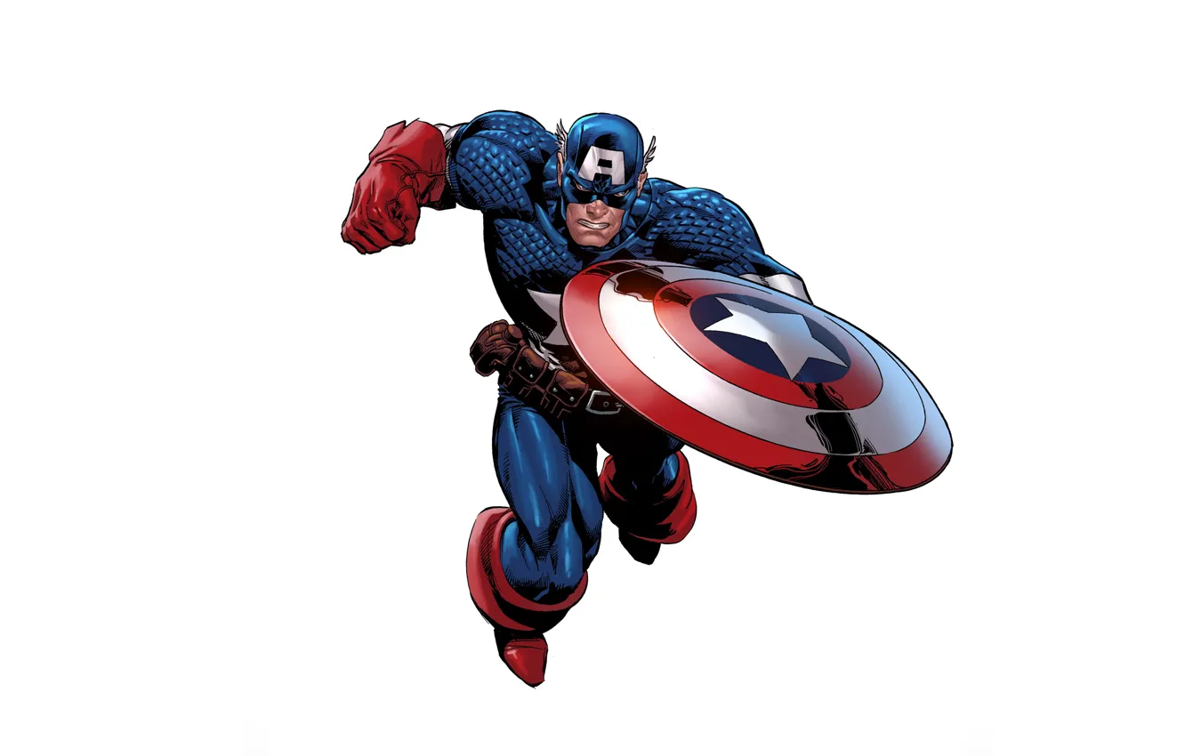 Photo wallpaper superhero, Captain America, Captain America