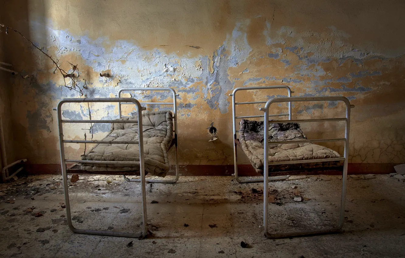 Photo wallpaper room, bed, chamber