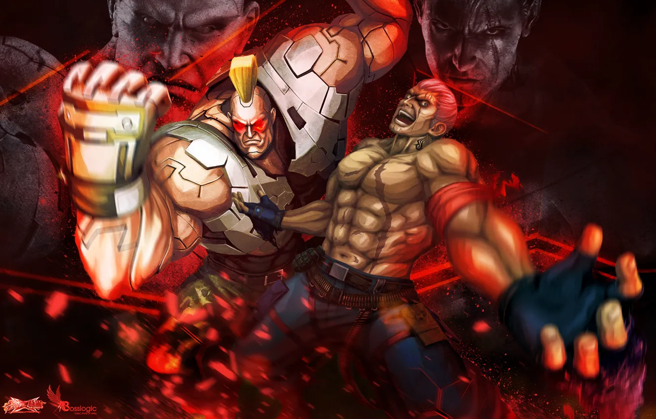 Photo wallpaper Capcom, Street Fighter X Tekken, Bryan Fury, Jack-X