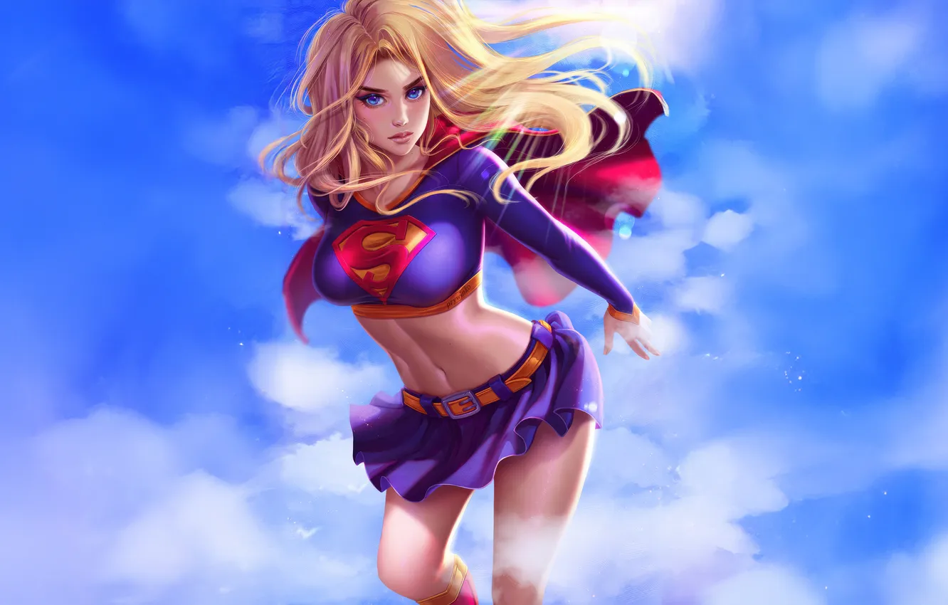 Photo wallpaper stars, Supergirl, Courage, BEYOND