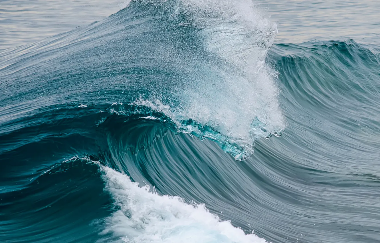 Photo wallpaper sea, the ocean, wave