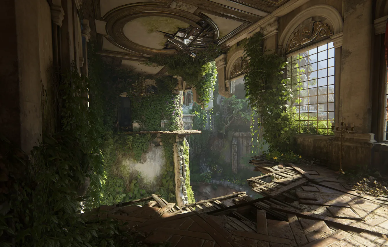 Photo wallpaper interior, failure, Naughty Dog, Playstation 4, Uncharted 4: A Thief's End, Libertaliya