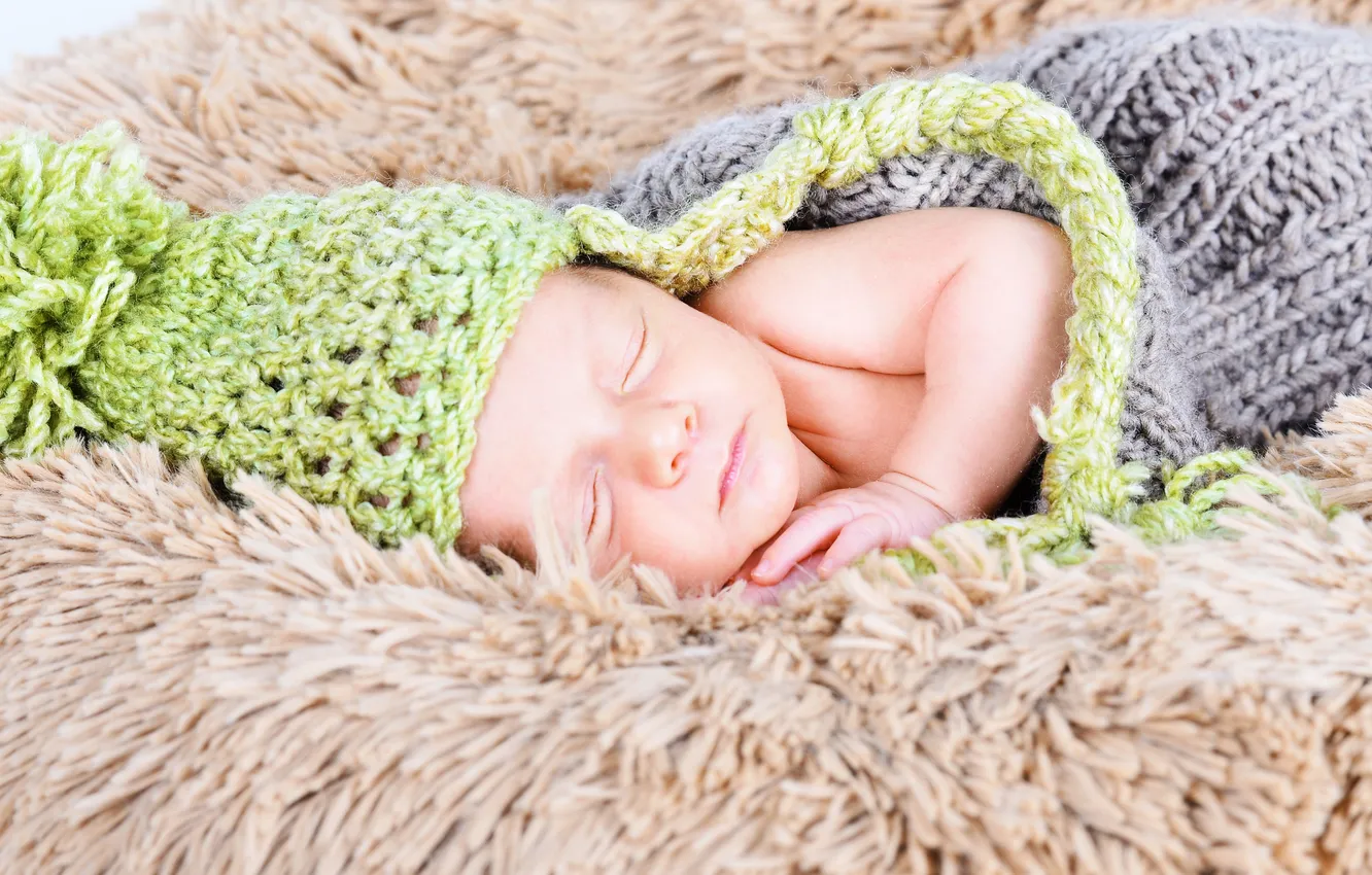 Photo wallpaper children, face, sweet, baby, kid, newborn