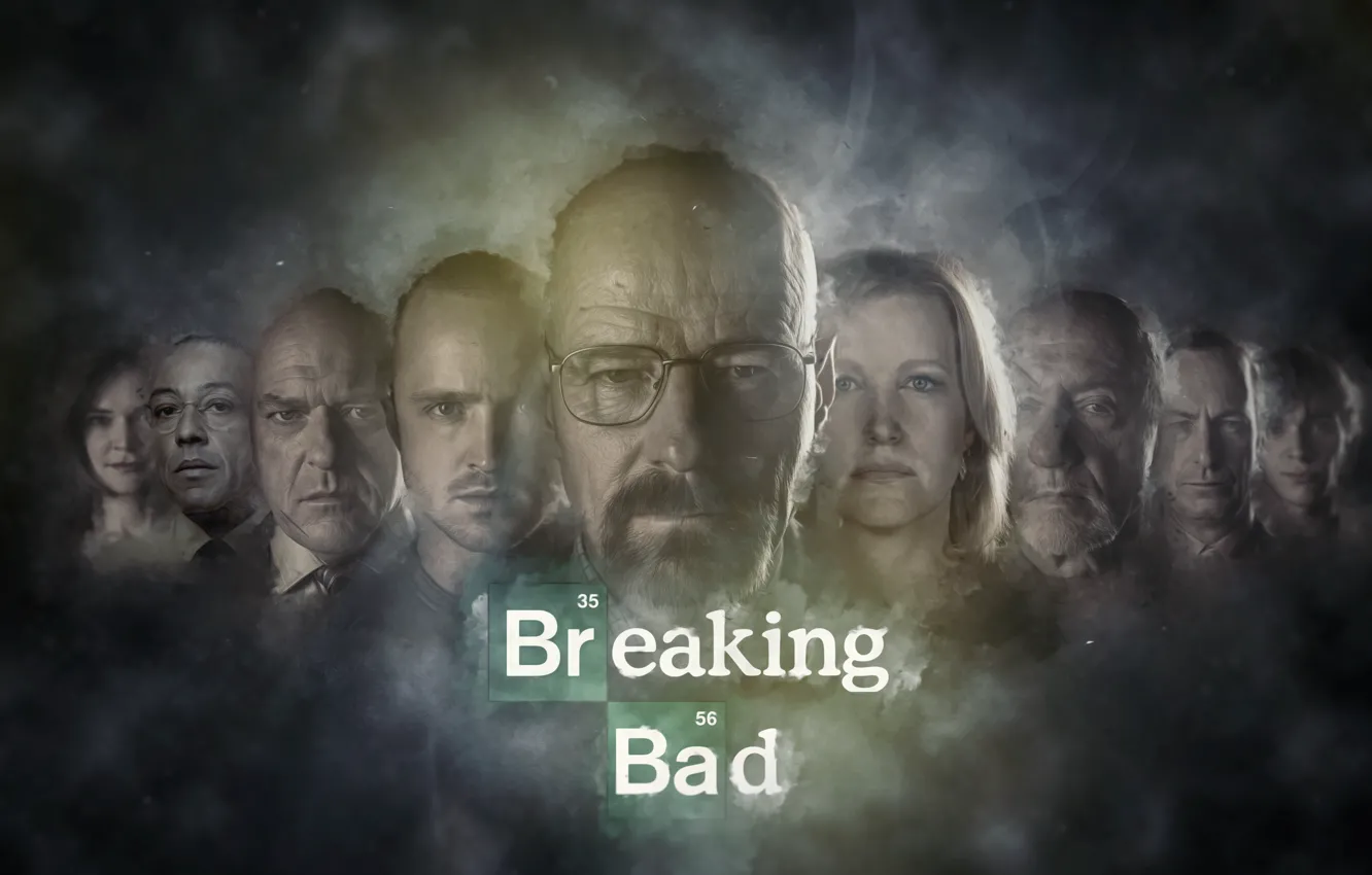 Photo wallpaper the series, Breaking bad, Breaking Bad, Bryan Cranston, AMC, Jesse Pinkman, Aaron Paul, Walter White