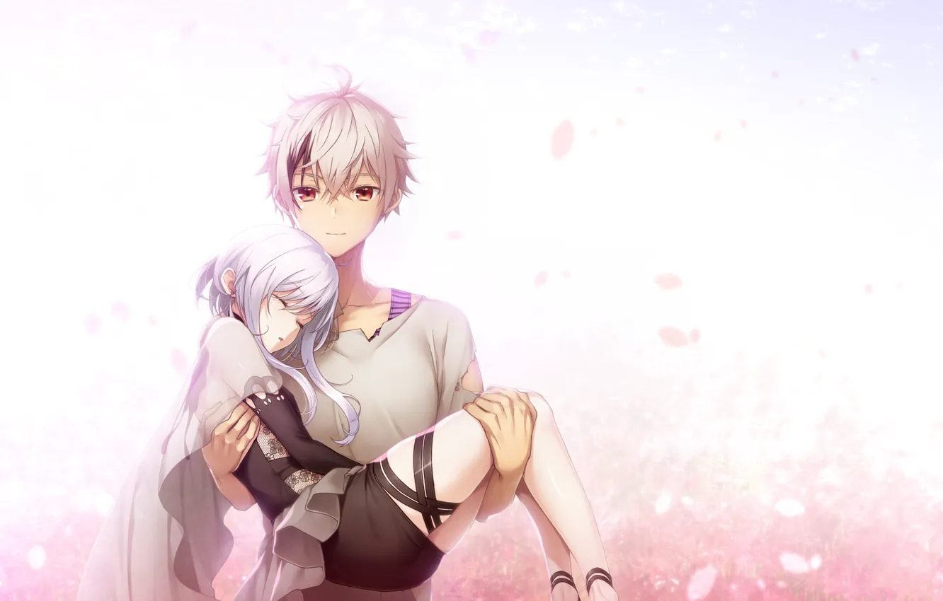 Photo wallpaper girl, guy, games, anime, art, Deep One