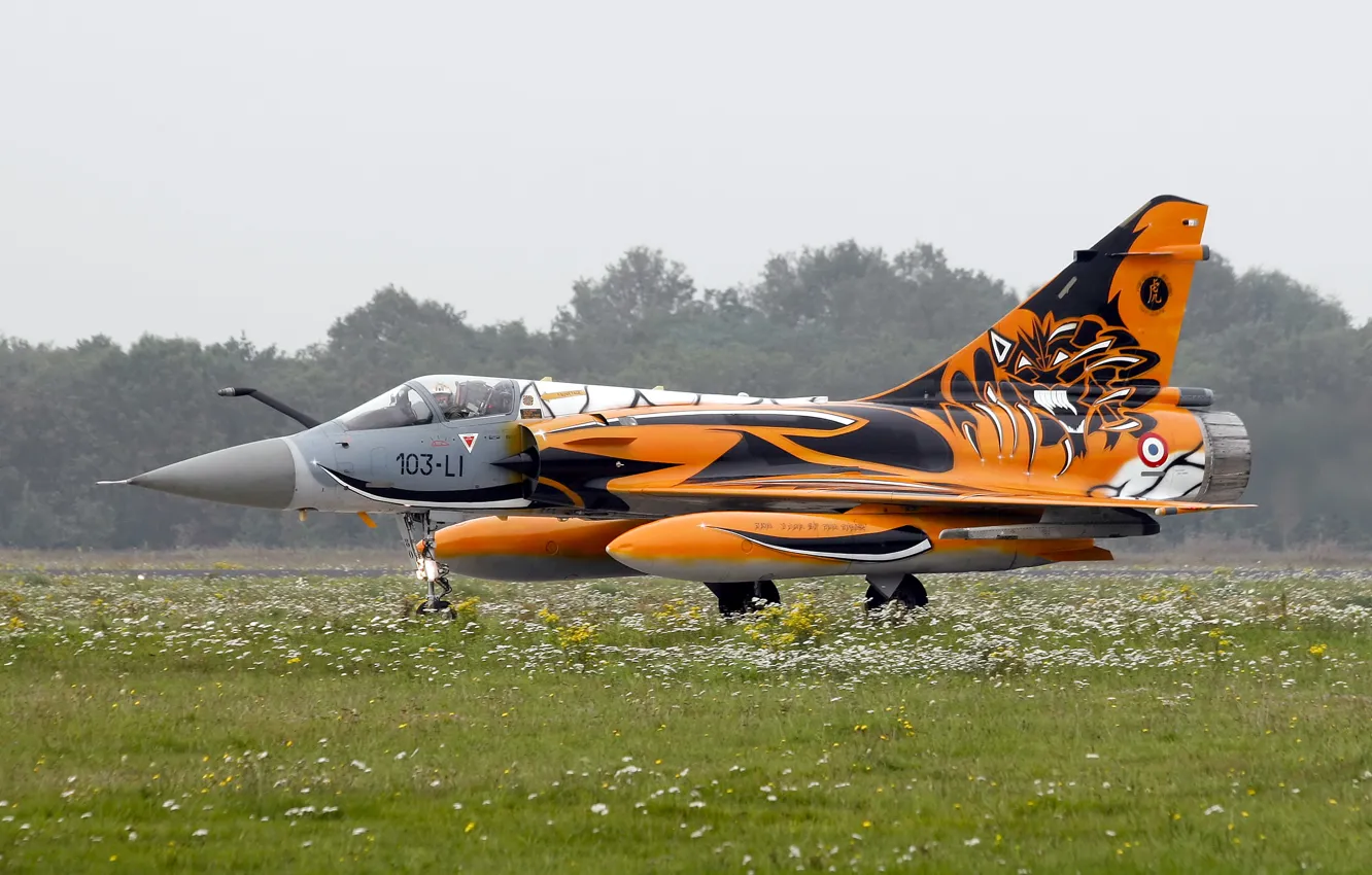 Photo wallpaper fighter, the airfield, multipurpose, Mirage 2000C, Mirage 2000C