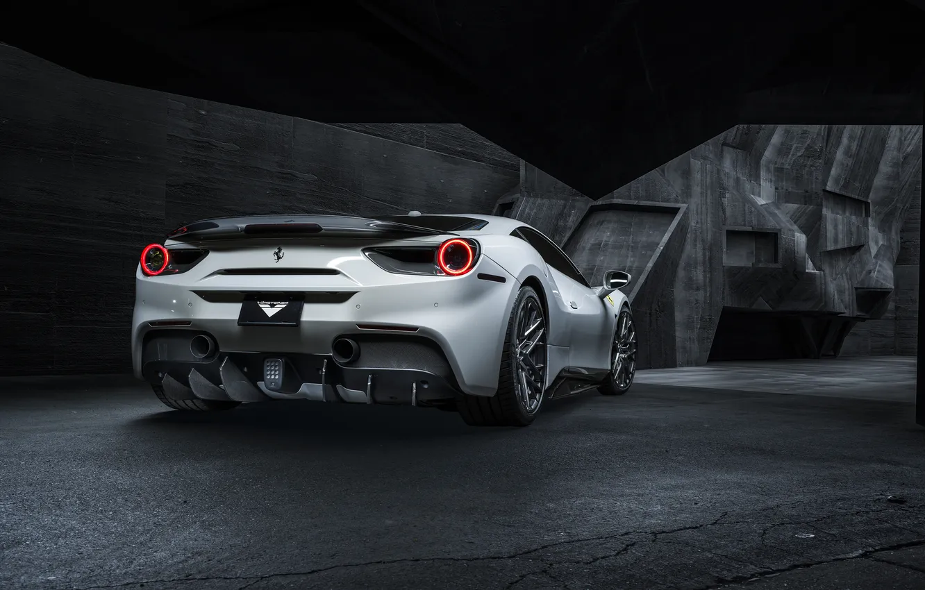 Photo wallpaper Ferrari, 488, Vorsteiner Ferrari 488 Diavolo Aero Program