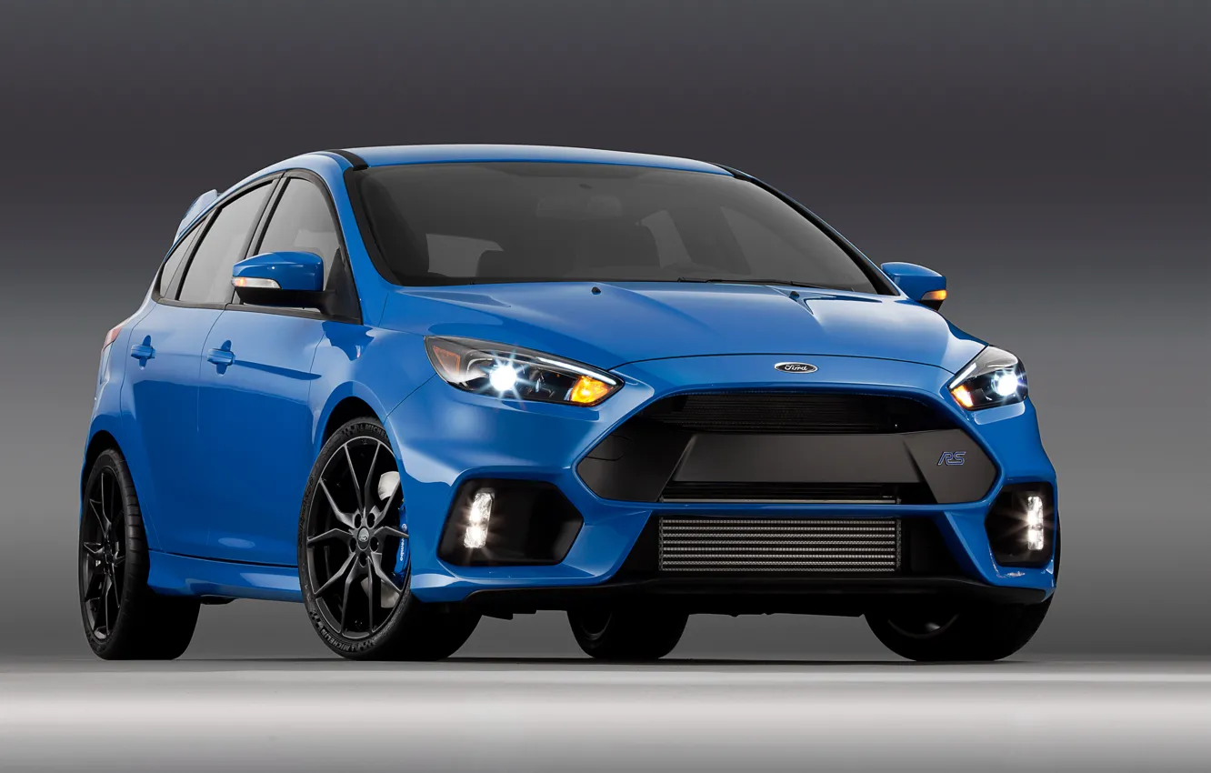 Photo wallpaper blue, Ford, focus, Focus, Ford, US-spec, 2015