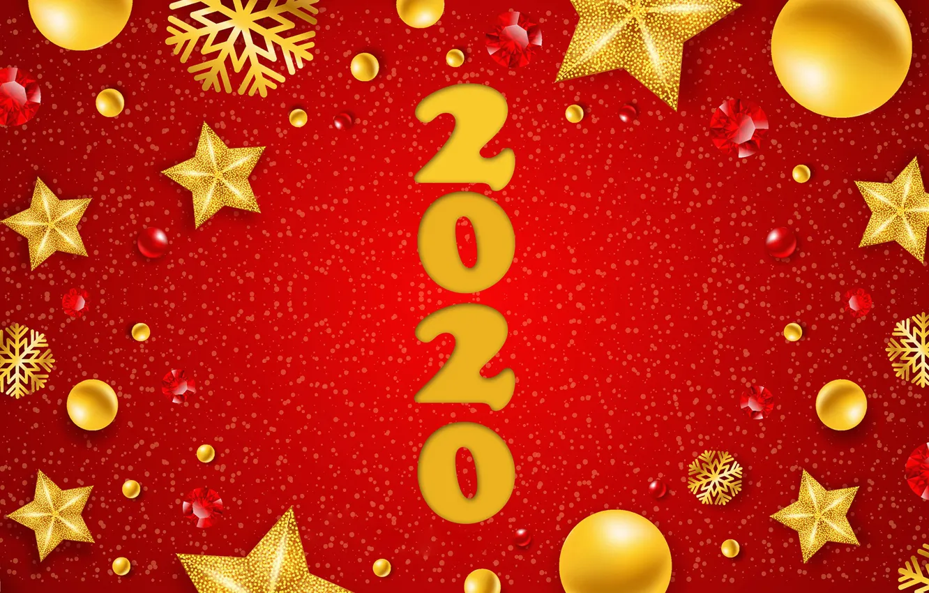 Photo wallpaper snowflakes, rhinestones, New year, New Year, decor, 2020