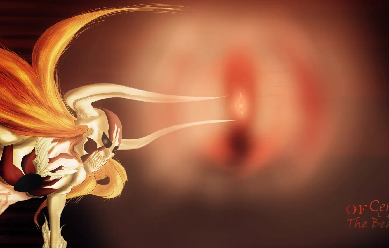 Photo wallpaper magic, anger, mask, guy, Bleach, Bleach, Kurosaki Ichigo, art