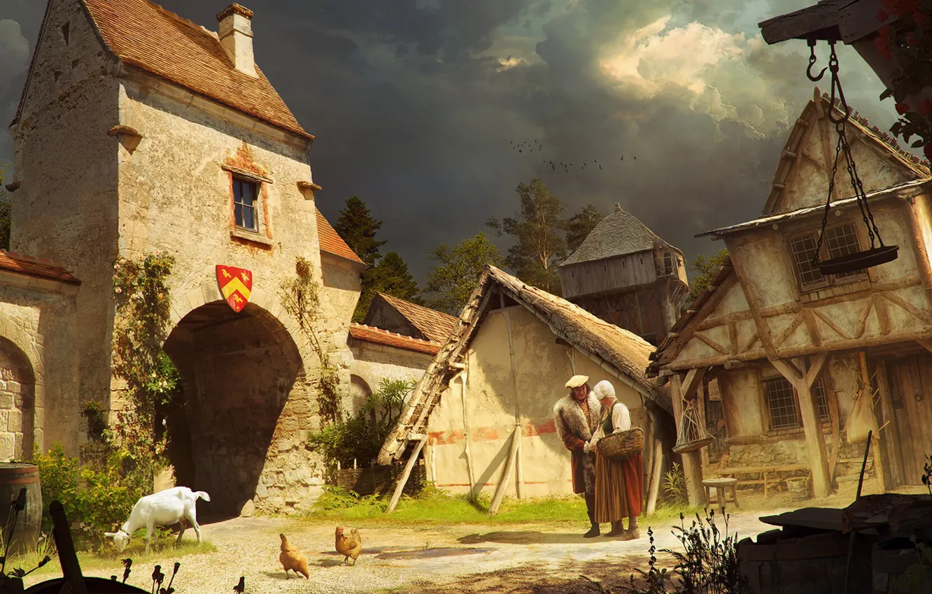 Photo wallpaper Mr Menuhin, Vladimir Manyukhin, Before The Storm, Before a thunderstorm