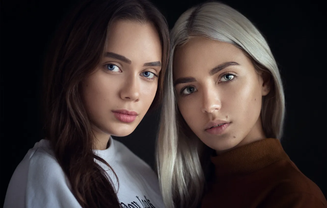 Photo wallpaper girl, portrait, Eugene Sibirev, Alina Perova, Darya Nesterova