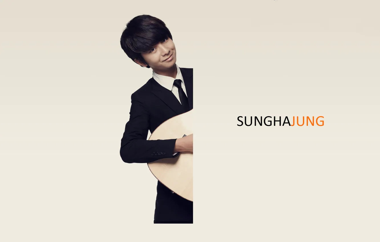 Photo wallpaper guitarist, composer, fingerstyle, Sungha Jung