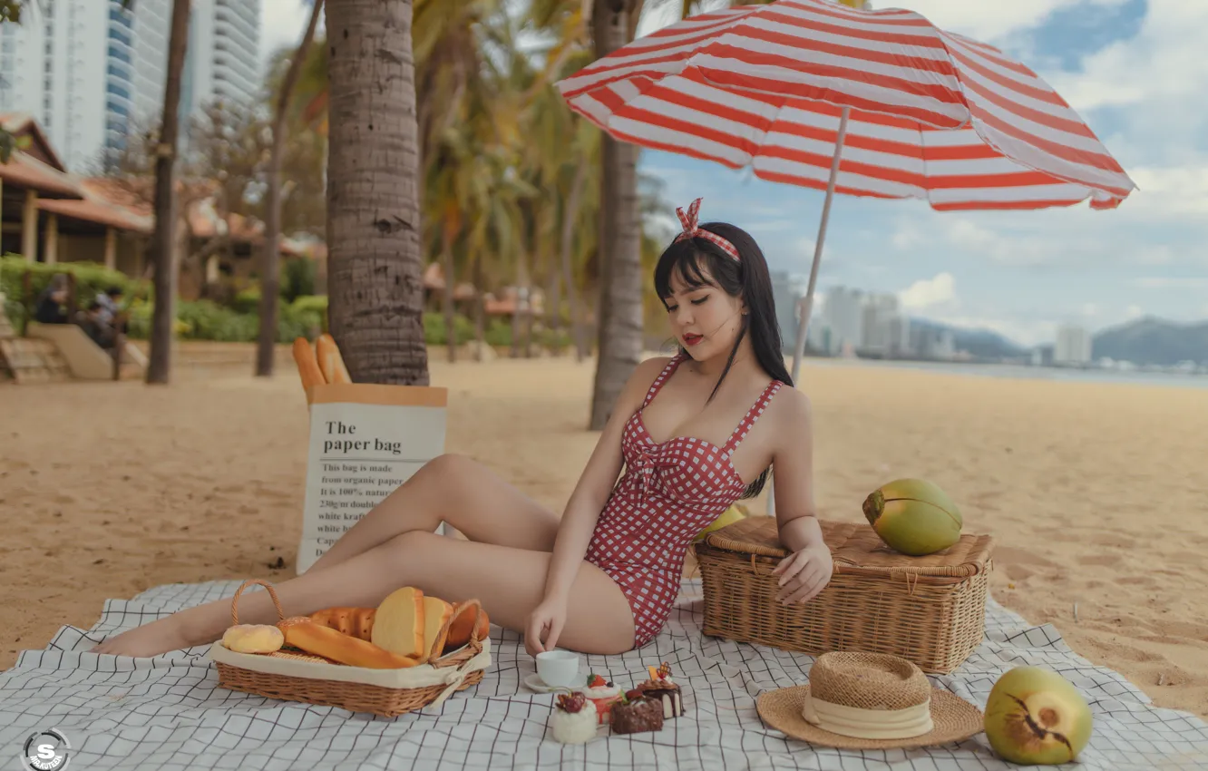 Photo wallpaper China, girl, sexy, girls, woman, model, asian, cute