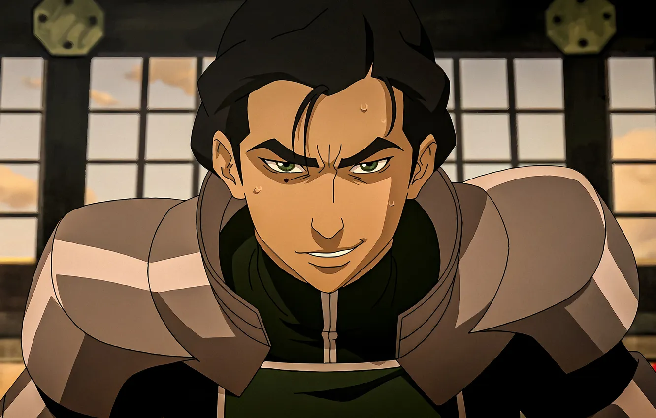 Photo wallpaper girl, hairstyle, armor, Avatar, avatar, high quality, dark hair, stern look