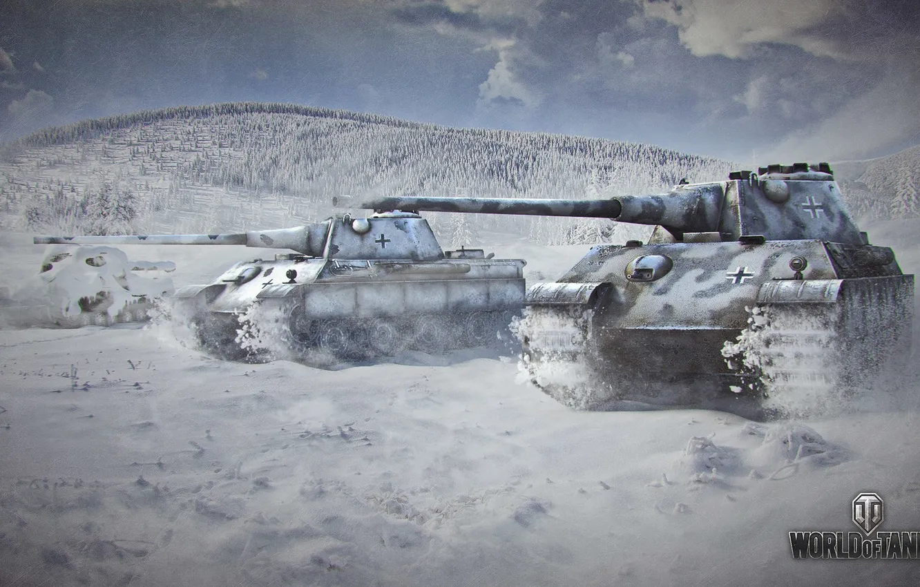 Photo wallpaper tank, WoT, Panther, tank, World of Tanks, tanks, World Of Tanks, Wargaming.Net