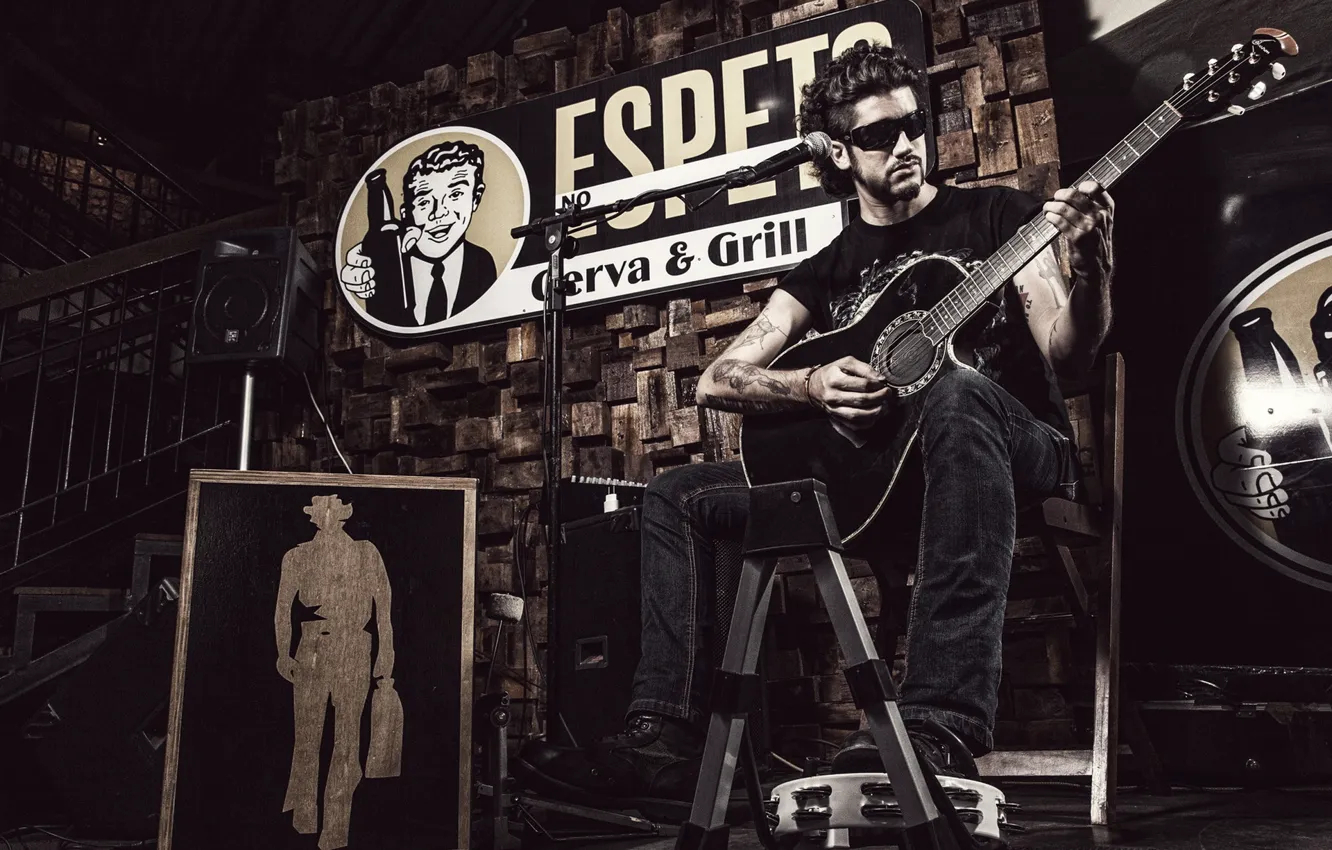 Photo wallpaper music, guitar, Flávio Landau