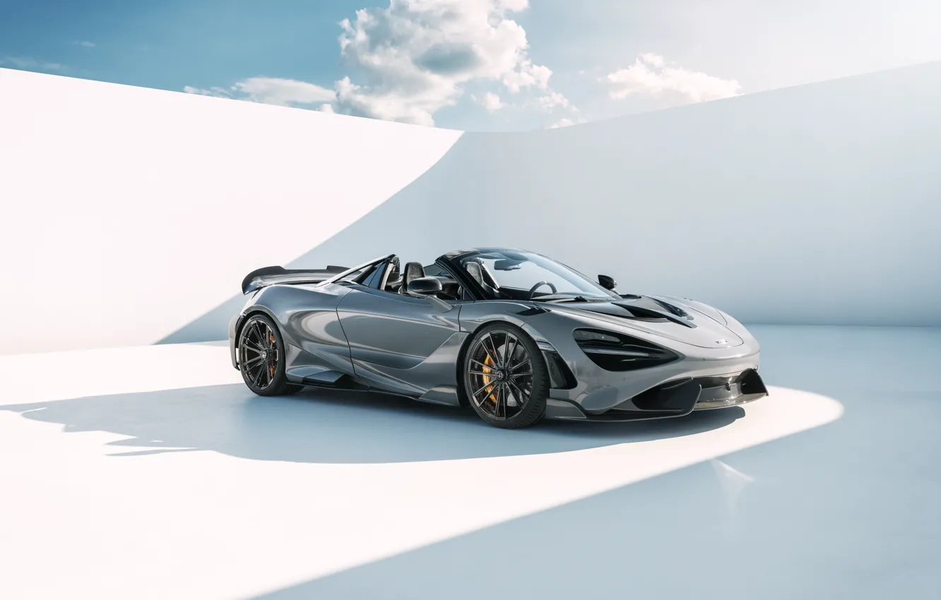 Photo wallpaper car, McLaren, sky, 765LT, Novitec McLaren 765LT Spider