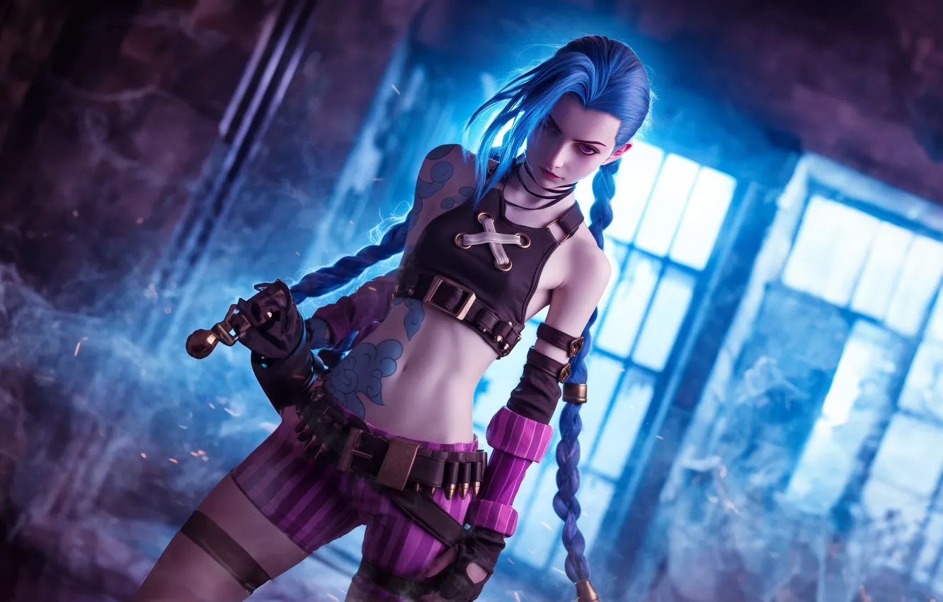 Photo wallpaper reckless, Jinx, riotous