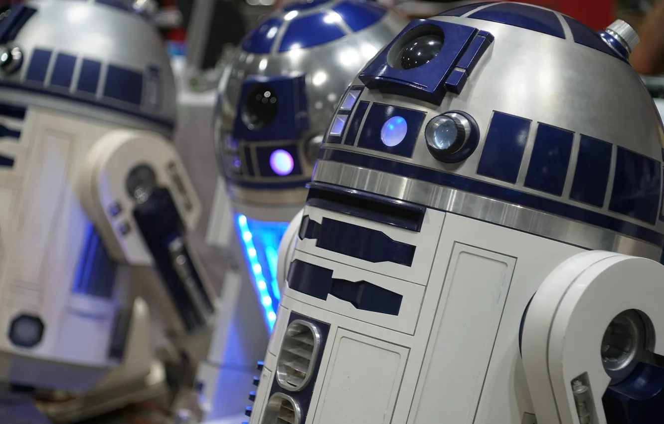 Photo wallpaper robot, star wars, R2-D2