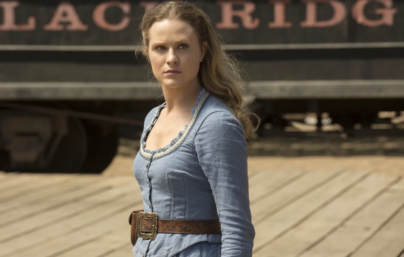 Photo wallpaper Evan Rachel Wood, Evan Rachel Wood, Westworld, The World Of The Wild West