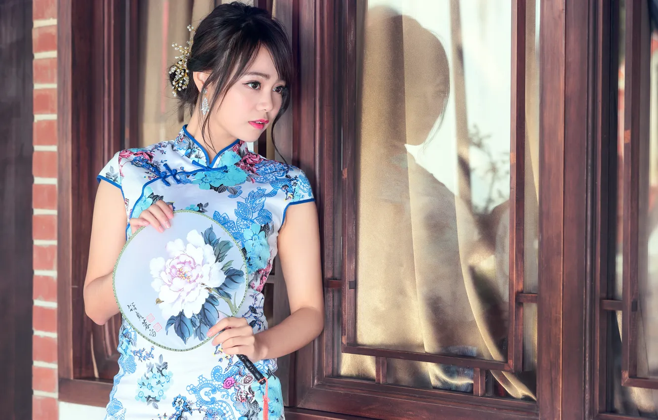 Photo wallpaper look, style, dress, Asian