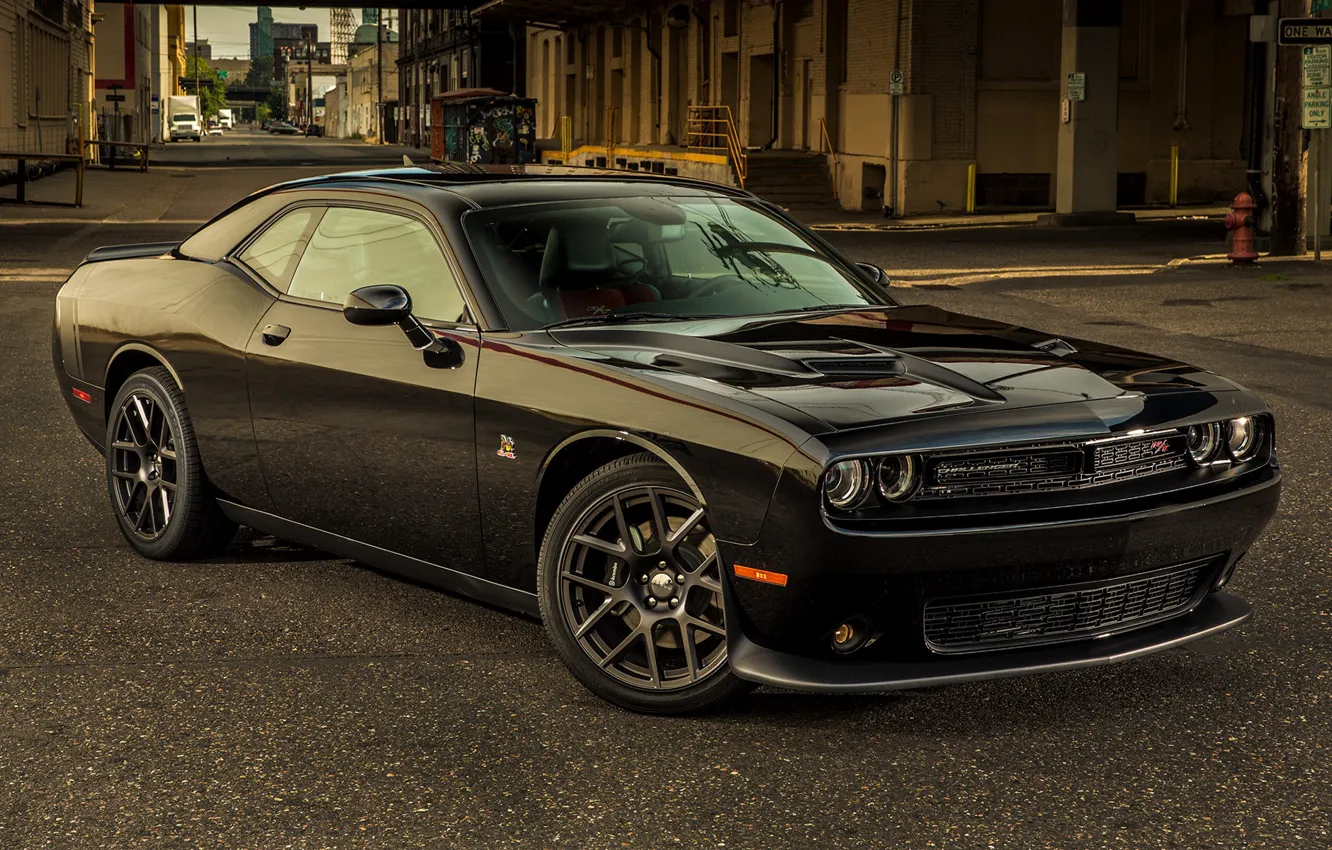 Photo wallpaper Dodge, Challenger, Dodge Challenger, Tuning, Muscle car, R/T, Scat Pack