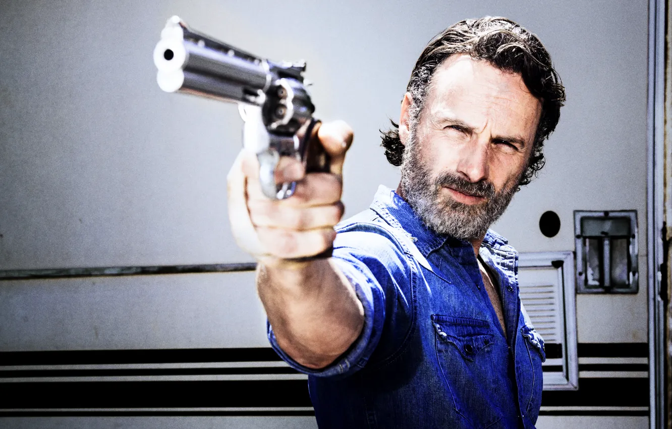 Photo wallpaper The Walking Dead, Rick Grimes, Season 8