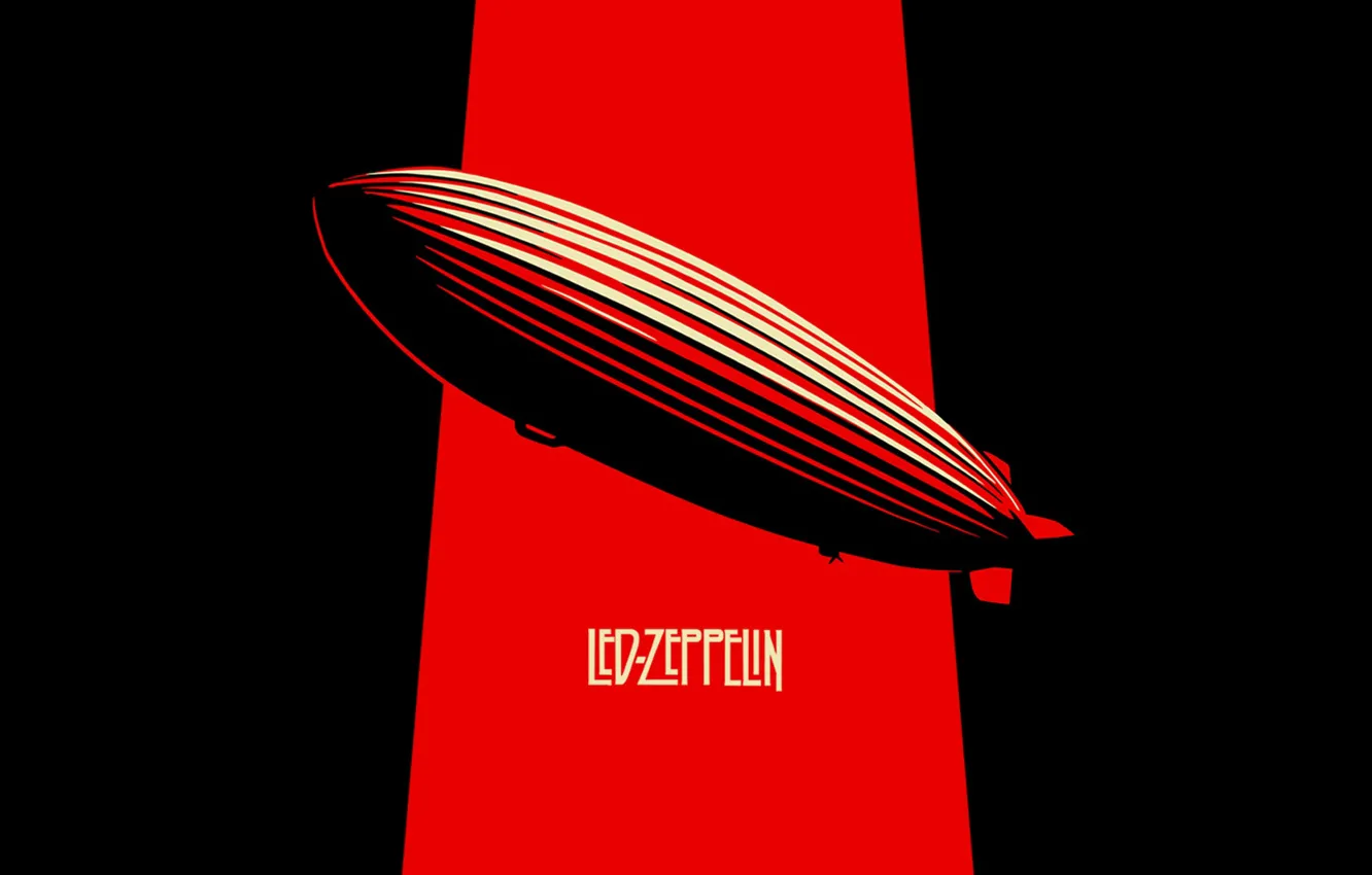 Photo wallpaper the airship, rock band, Led Zeppelin, British, Iron Zepellin
