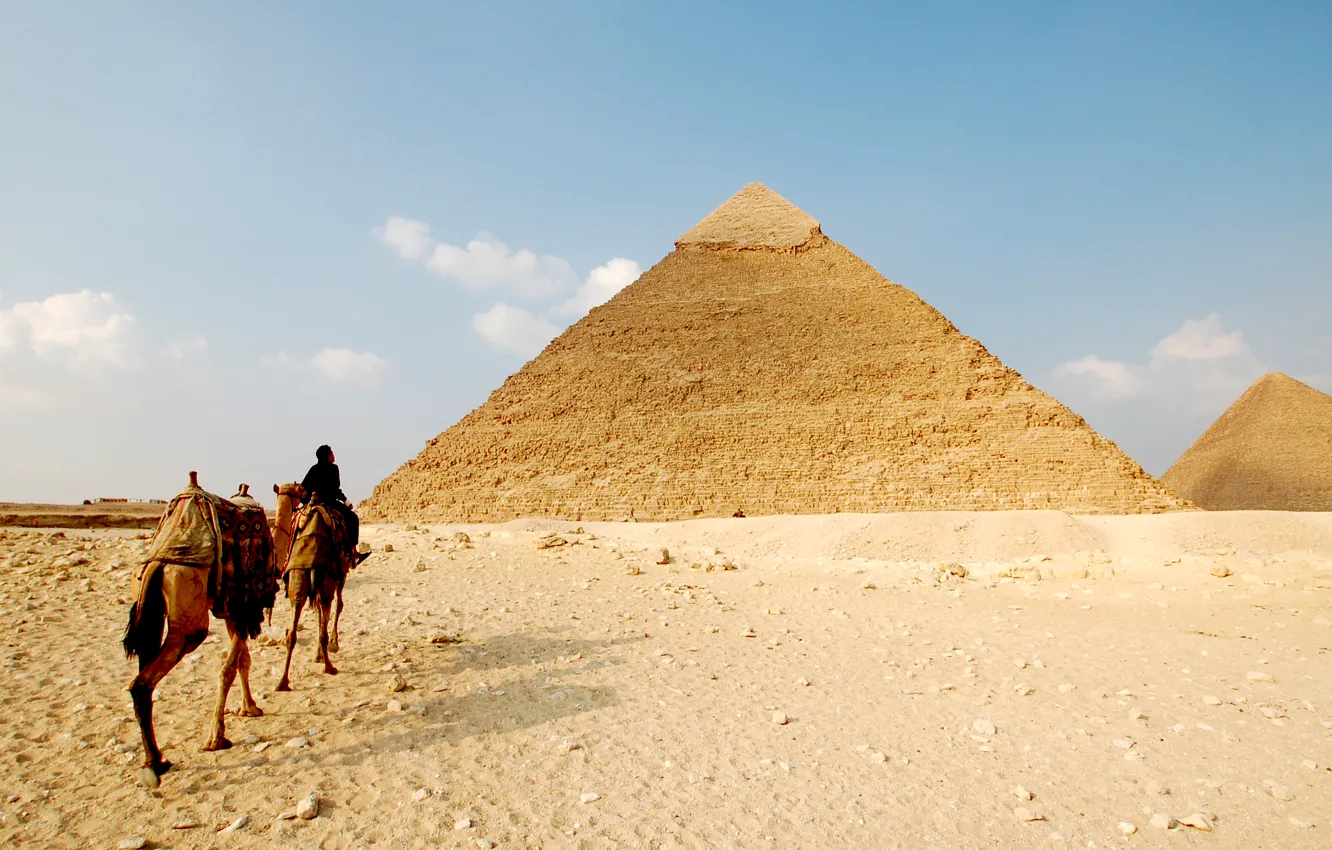 Photo wallpaper Egypt, Giza, Pyramids, Cario