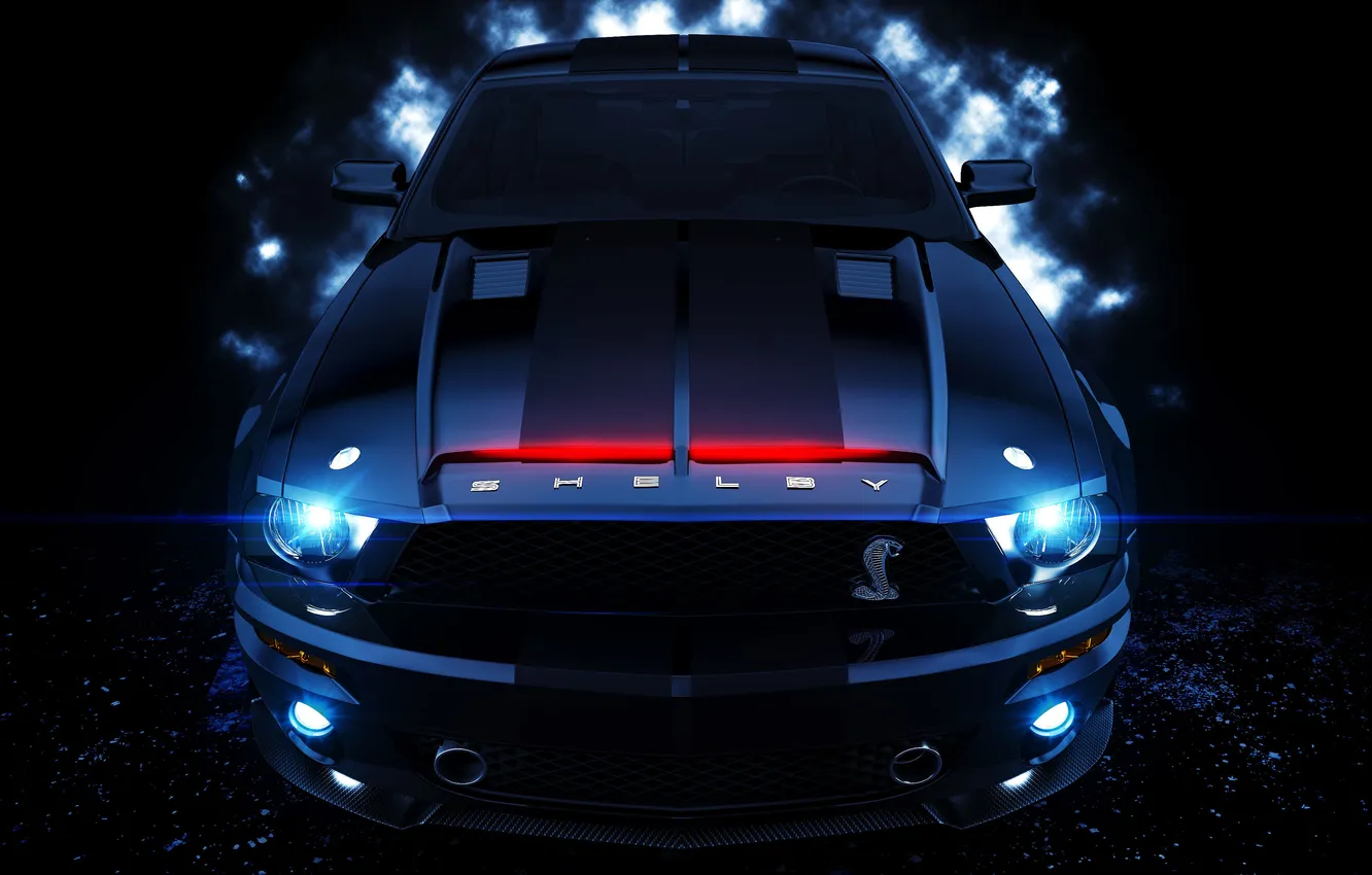 Photo wallpaper Shelby, k_i_t_t, Night Rider