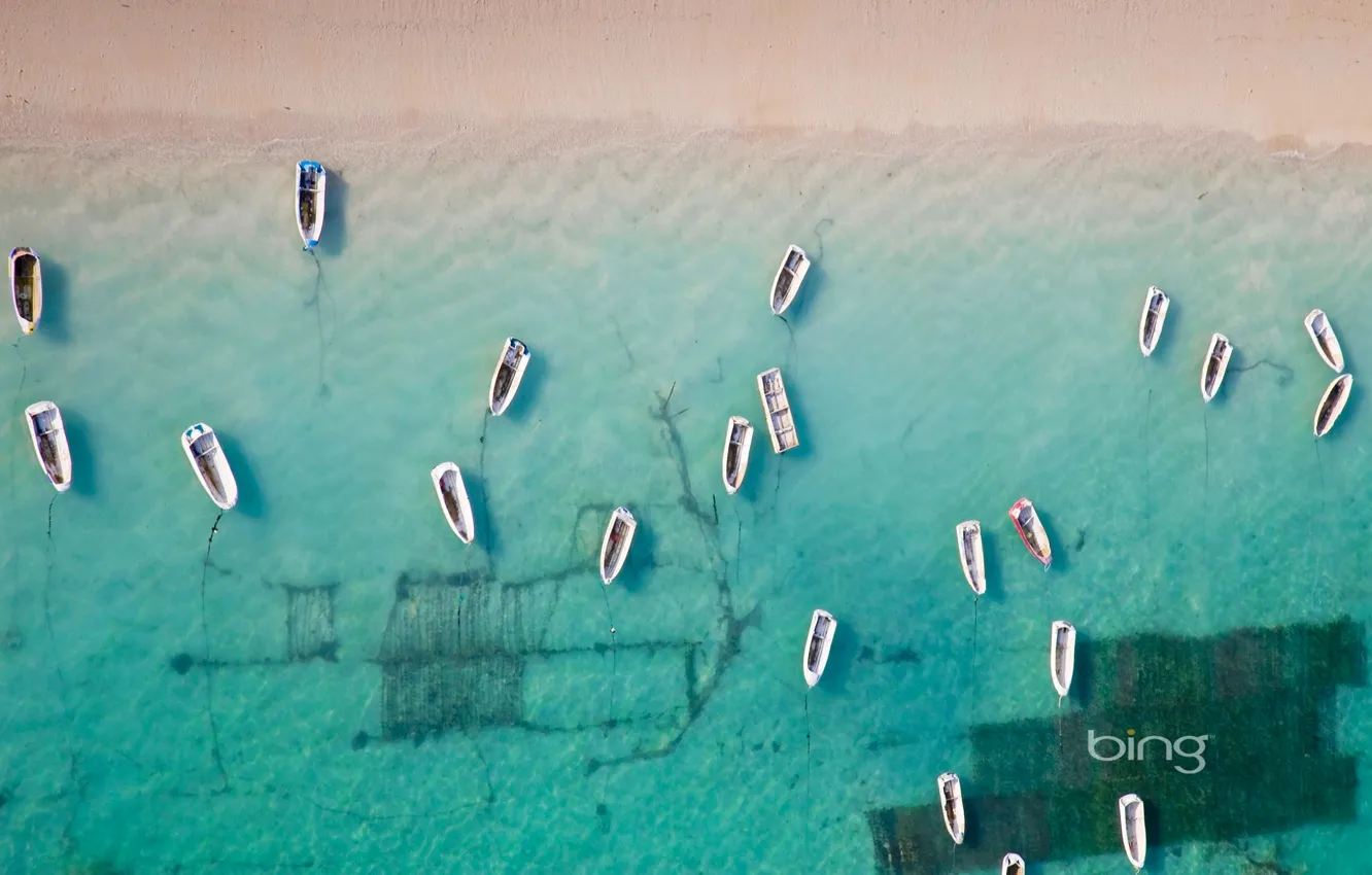 Photo wallpaper sea, water, boat, Bali, Indonesia