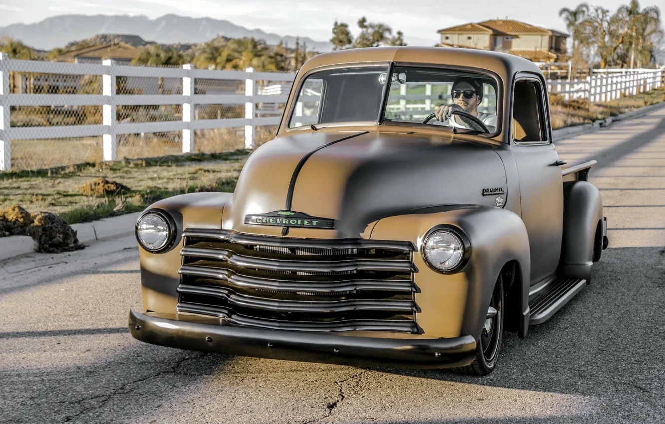 Photo wallpaper Chevrolet, Truck, Custom, 3100
