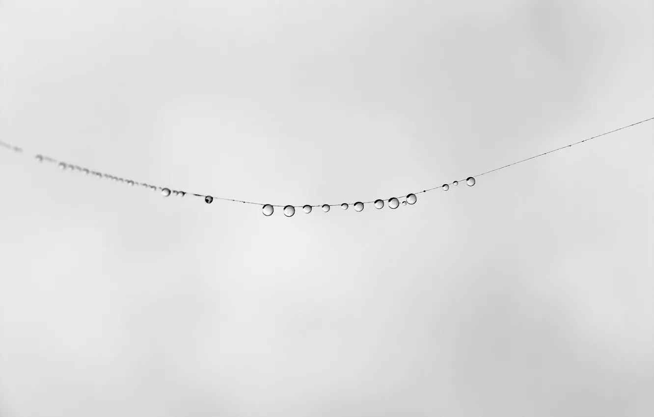 Photo wallpaper drops, background, minimalism