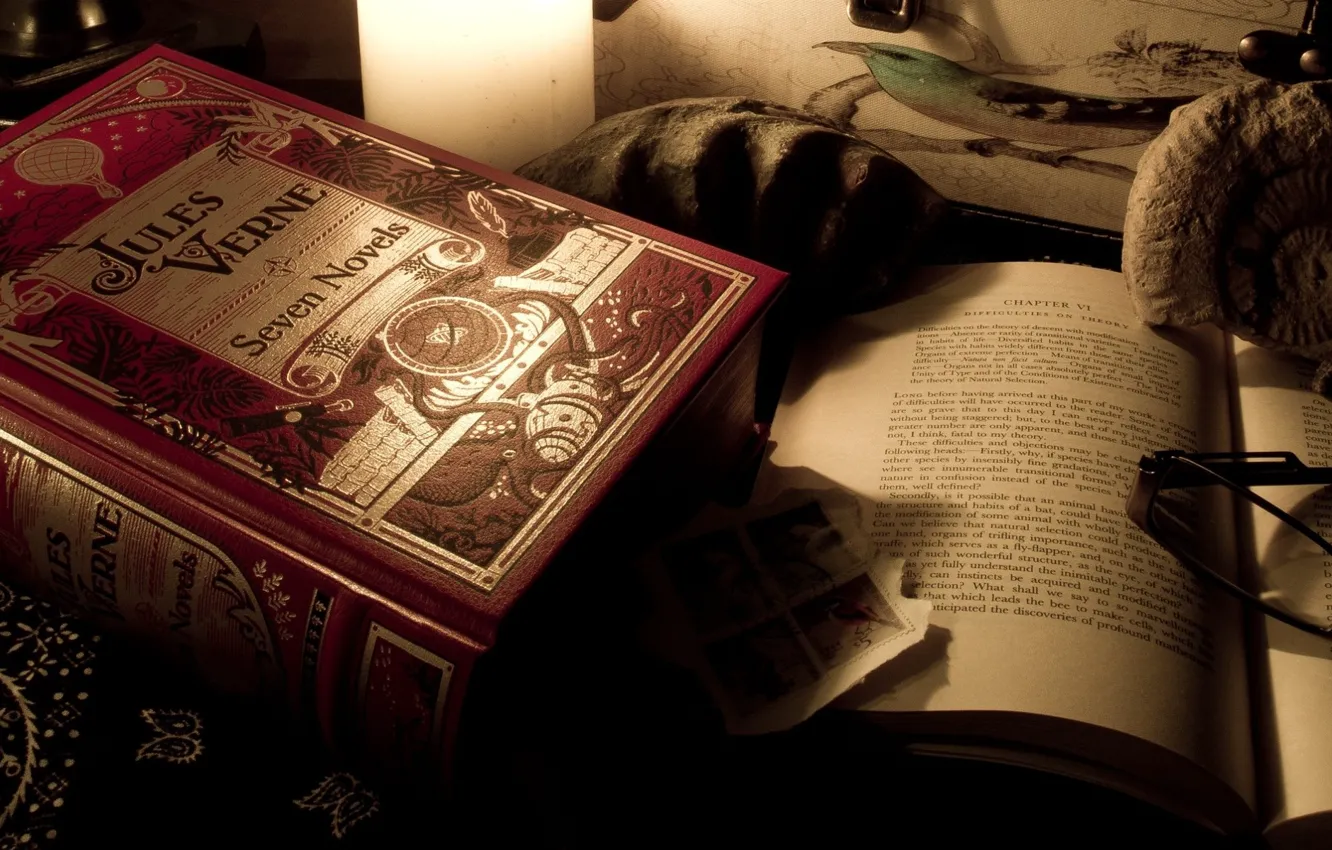 Photo wallpaper book, adventure, Tom, Jules Verne, Jules Verne