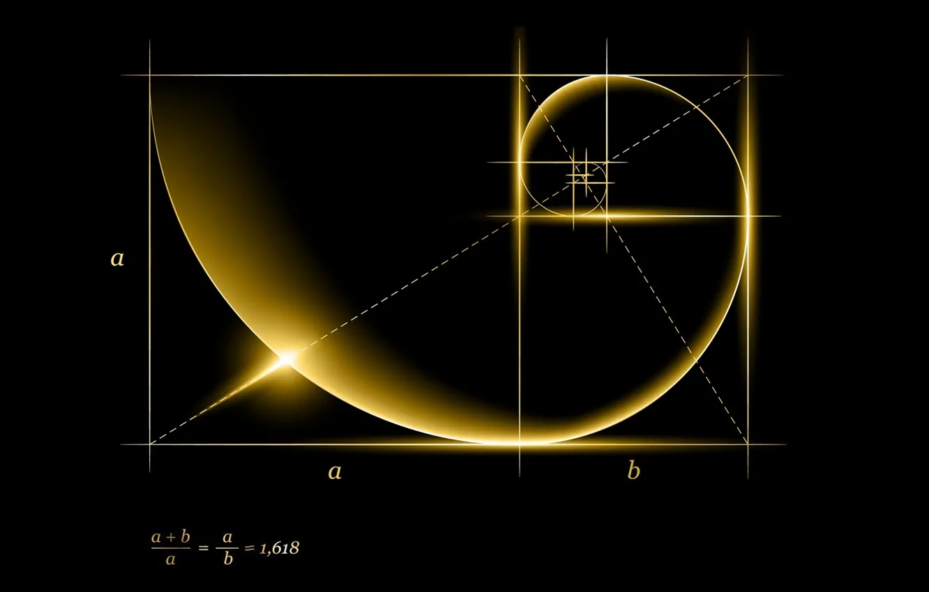 Photo wallpaper scheme, art, formula, harmony, number, the Golden ratio