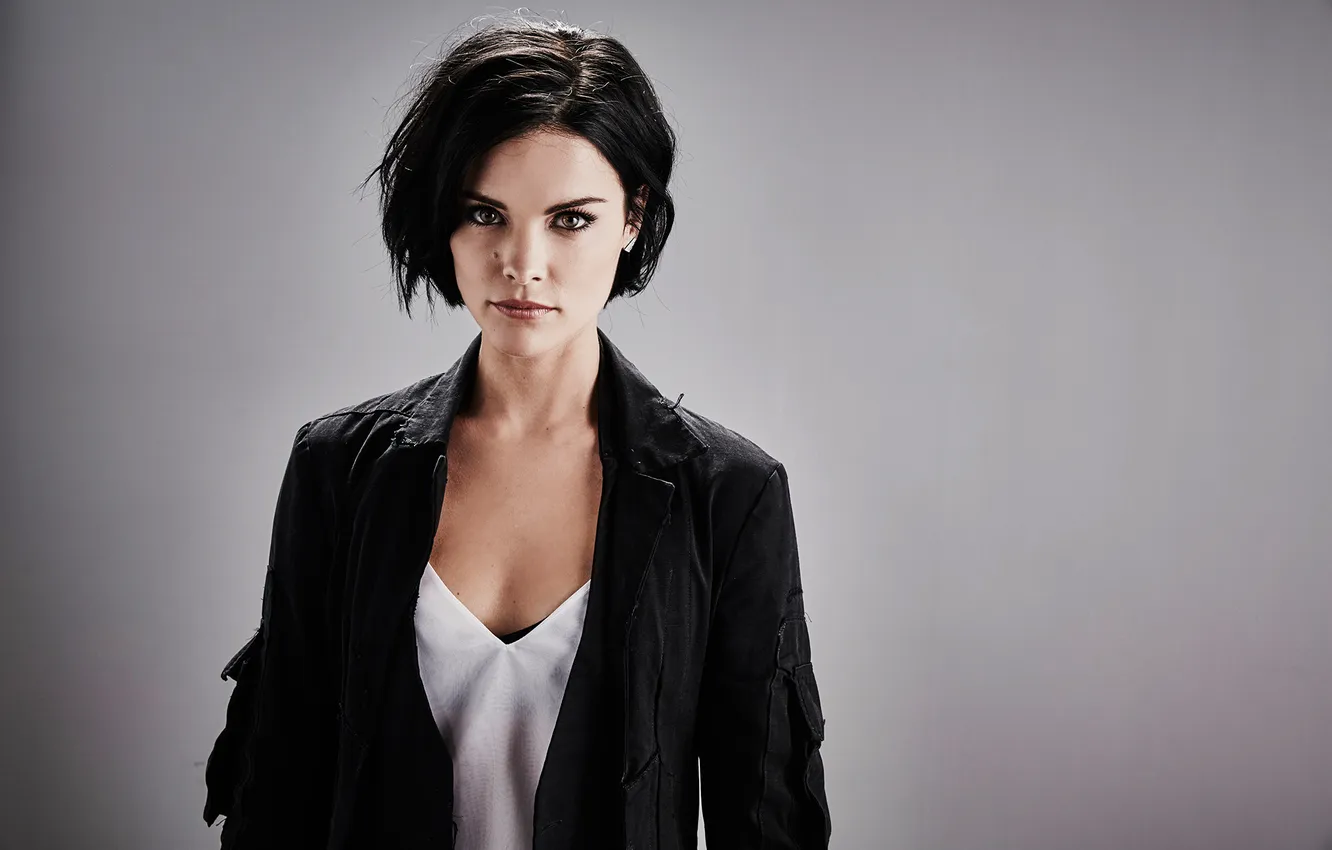 Photo wallpaper background, makeup, actress, brunette, jacket, hairstyle, photographer, Jaimie Alexander
