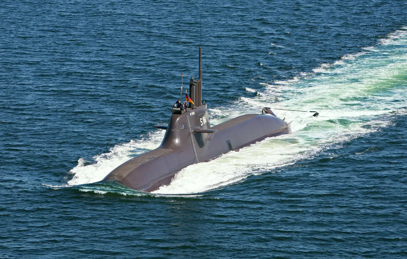 Photo wallpaper Diesel submarine, The German Navy, S 184, U-34