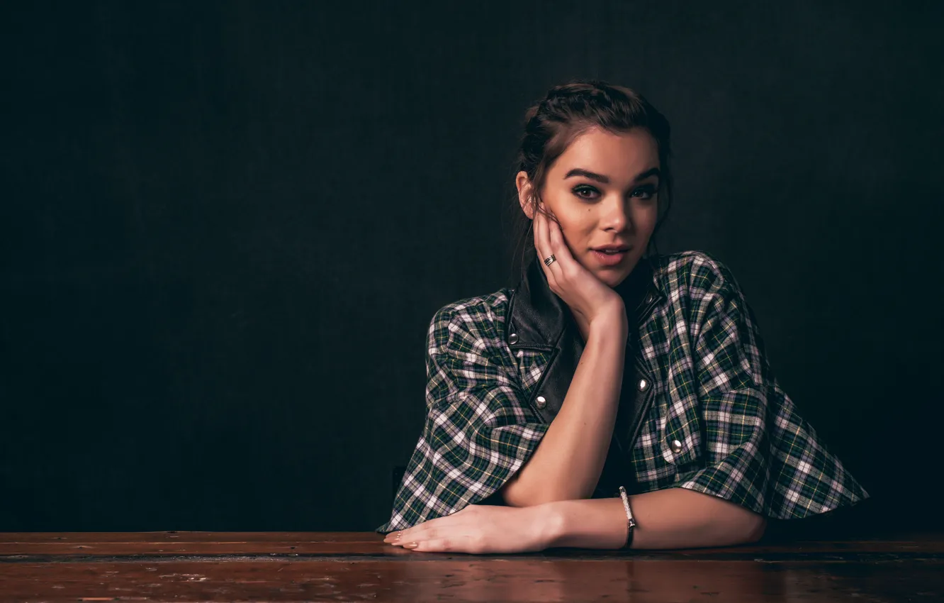 Photo wallpaper pose, actress, brunette, photoshoot, variety, Hailee Steinfeld, Haley Steinfeld, Andrew H Walker