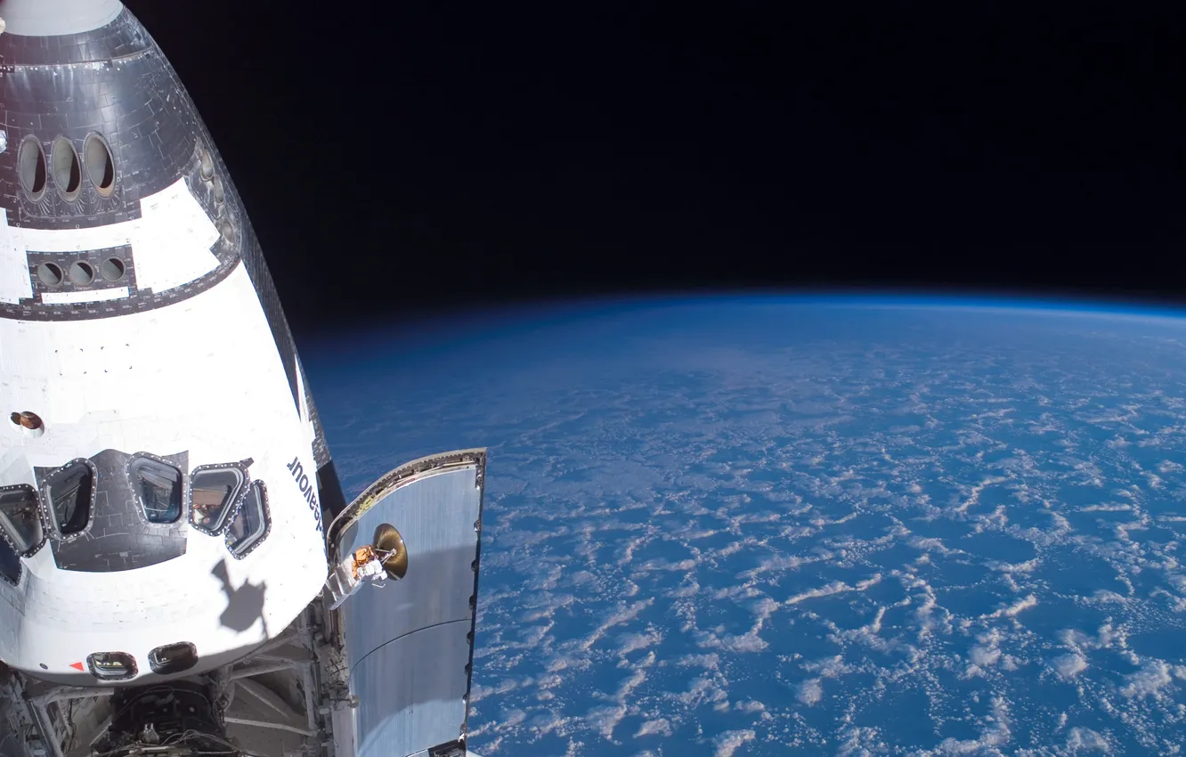 Photo wallpaper space, NASA, shuttle