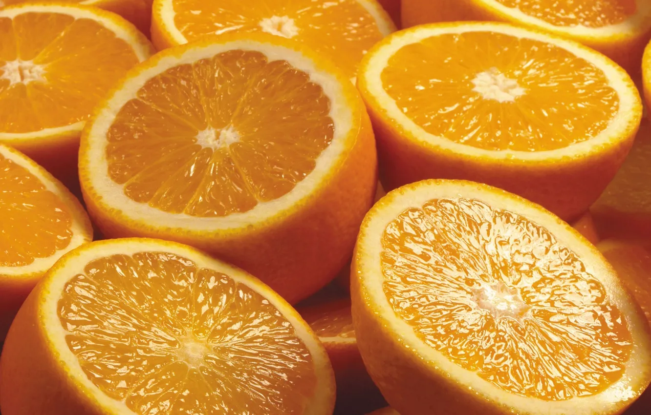 Photo wallpaper orange, oranges, fruit