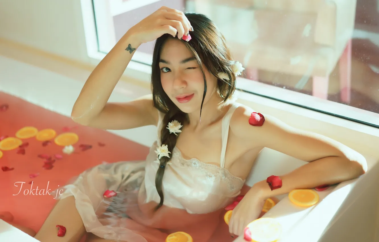 Photo wallpaper China, girl, sexy, girls, woman, model, asian, cute