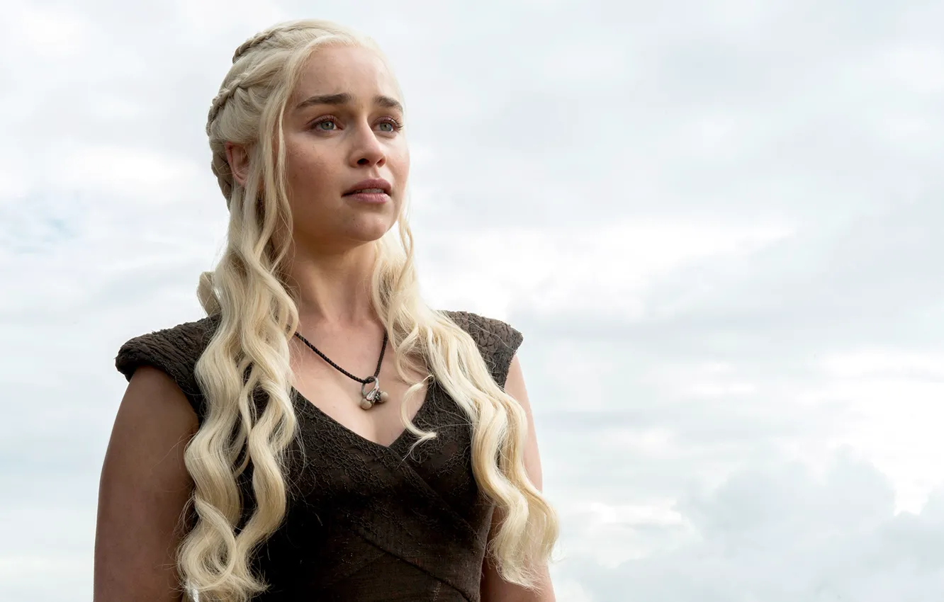 Photo wallpaper Game of Thrones, Game of thrones, Emilia Clarke, Emilia Clarke, HBO, 2016, Season 6