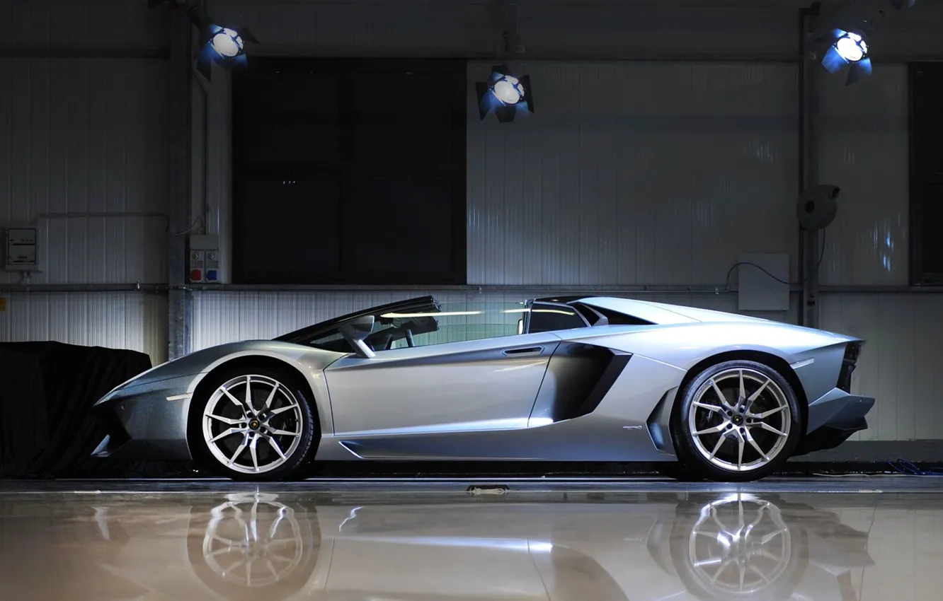Photo wallpaper Roadster, Lamborghini, Aventador