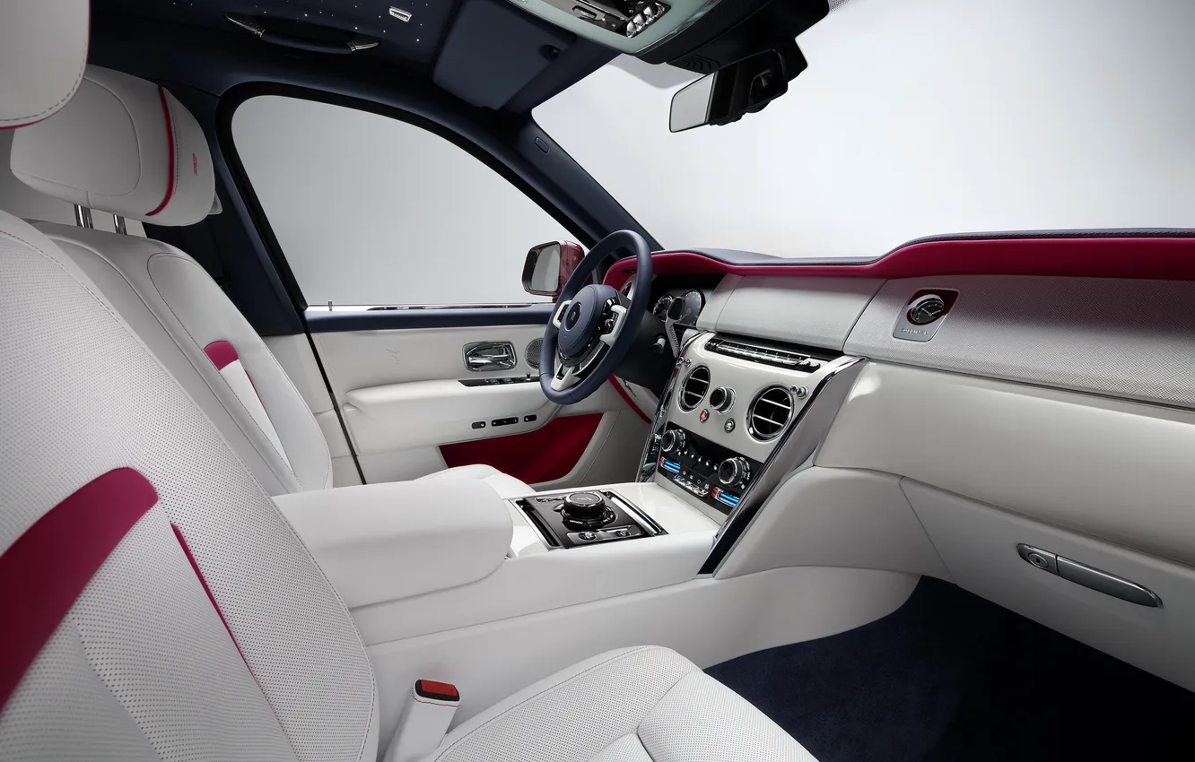 Photo wallpaper interior, Rolls-Royce, Cullinan, Wildberry, Re-Belle