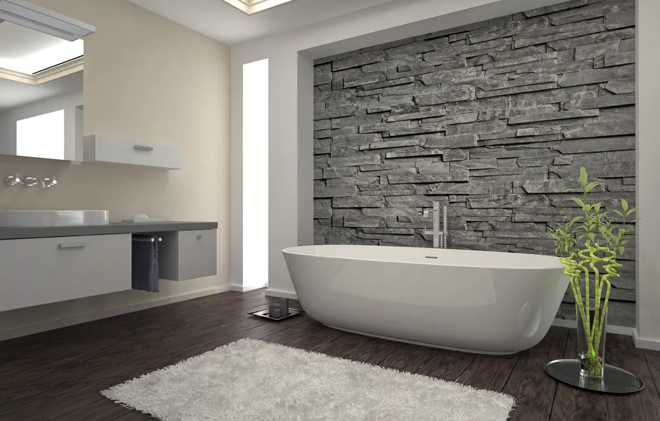 Photo wallpaper design, style, interior, bathroom, design, style, interior, bathroom