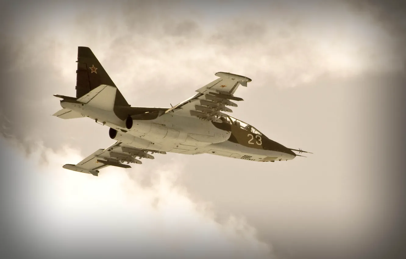 Photo wallpaper aviation, attack, Su-25