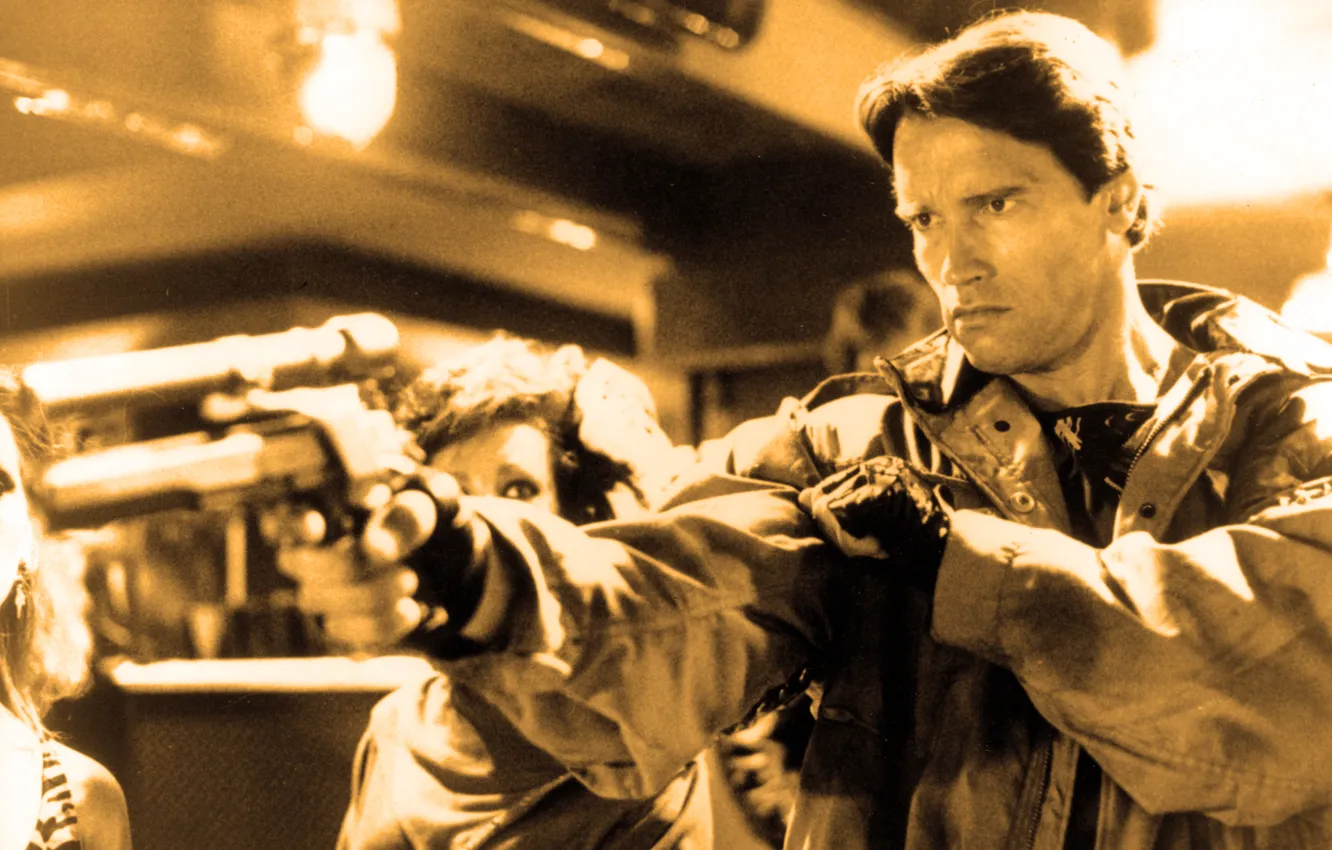 Photo wallpaper terminator, actor, Arnold Schwarzenegger, Director, producer, Arnold Schwarzenegger